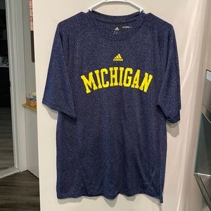 Adidas University of Michigan Athletic Shirt